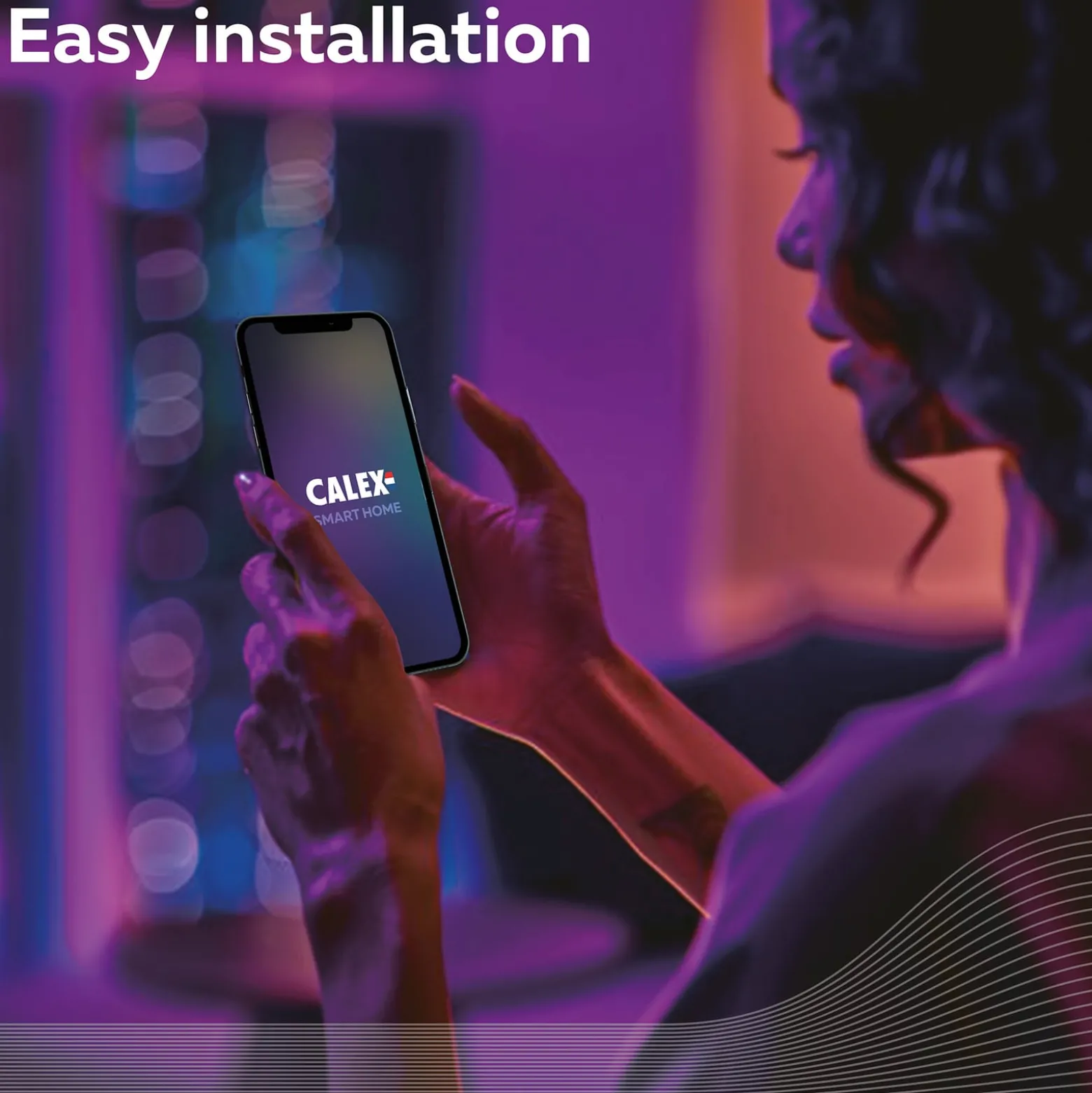 Calex Smart LED-Lampe E27 A60 9,4W CCT RGB 2er-Set
