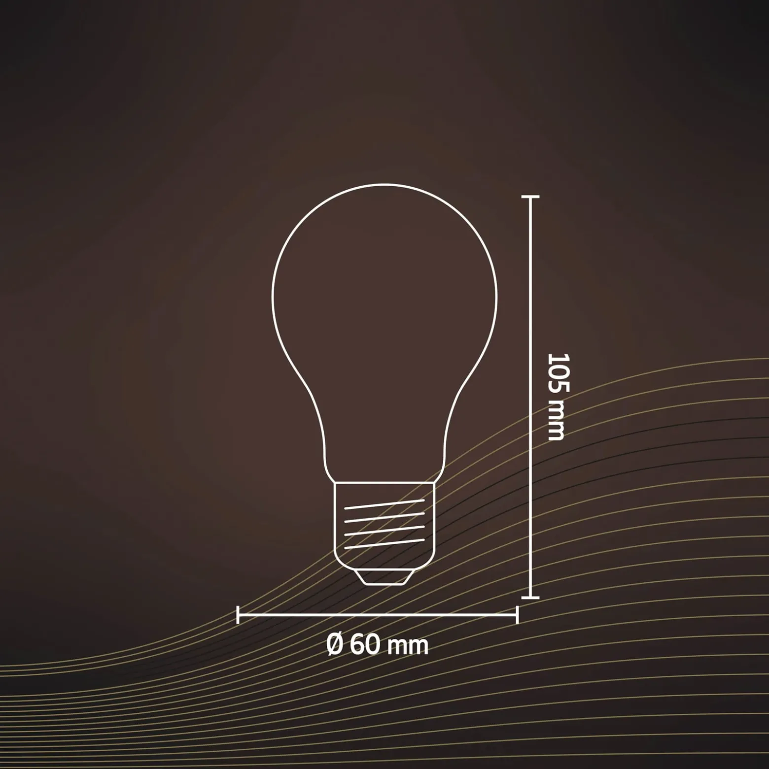 Calex Smart LED-Lampe E27 A60 7W Filament CCT