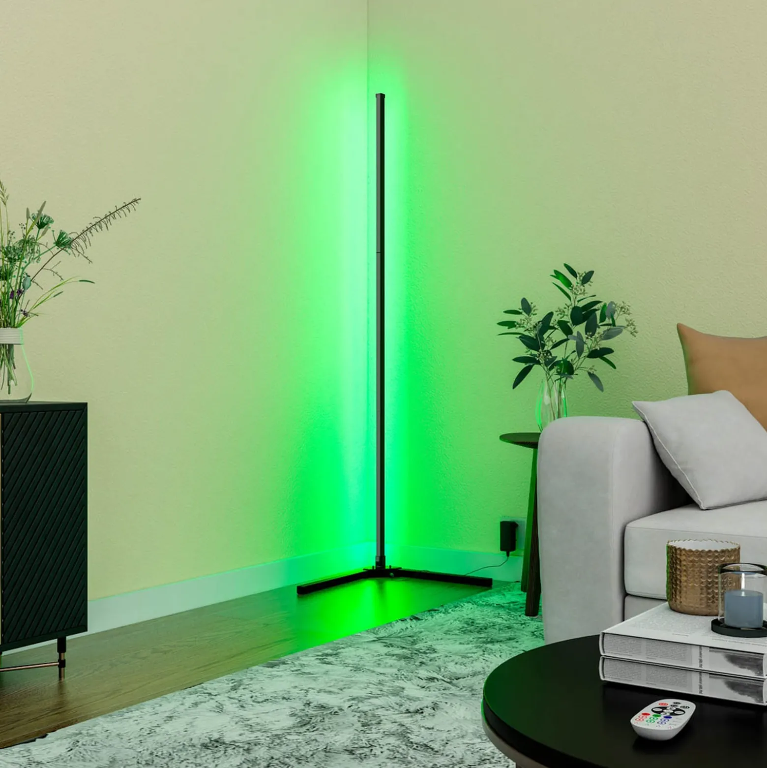 Calex Smart LED-Stehleuchte mit Fernbedienung RGBW