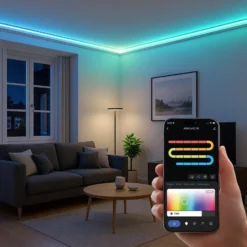 Calex Smart LED-Streifen, Länge 30 m, RGB, CCT Fernbedienung