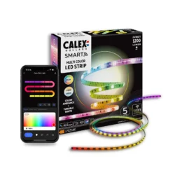 Calex Smart LED-Strip Striplight, Länge 5 m, CCT, RGB, WLAN