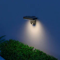 Calex Smart Outdoor Solarwandleuchte, Sensor, RGBW