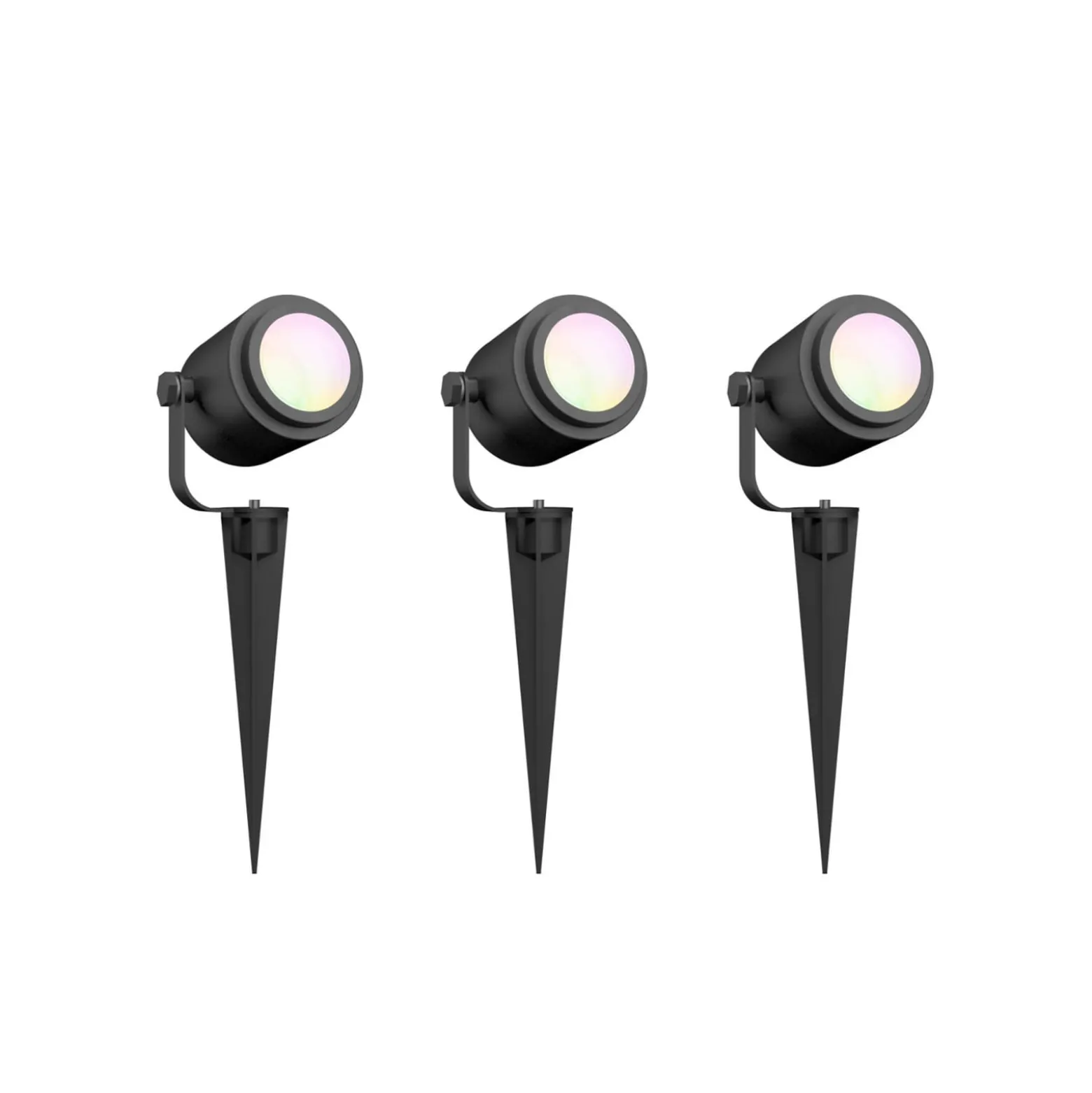 Calex Smart Outdoor Spotlight, Erdspieß, 3er-Set