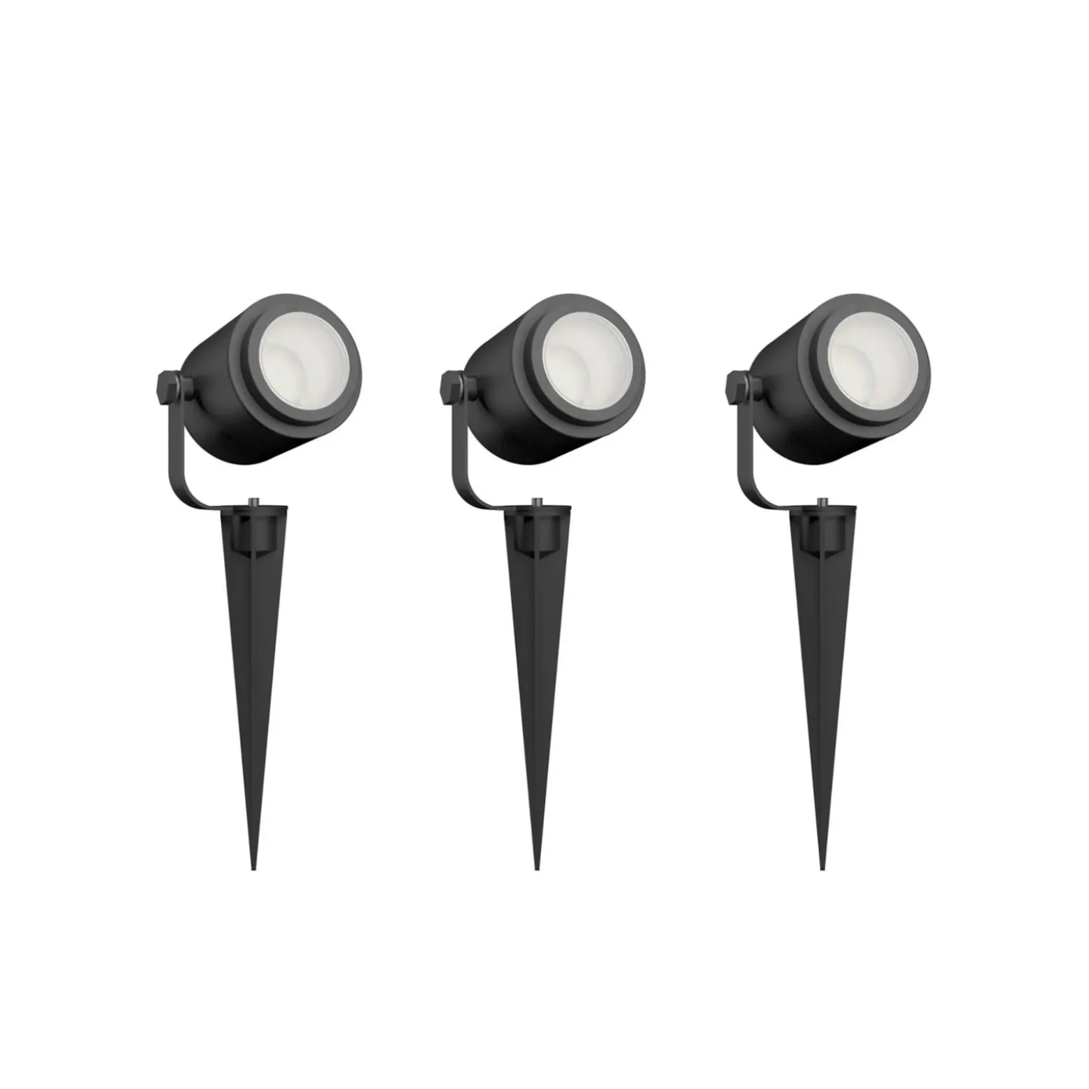 Calex Smart Outdoor Spotlight, Erdspieß, 3er-Set