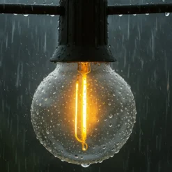Calex Solar-LED-Lichterkette Vista, Länge 20 Meter, IP44