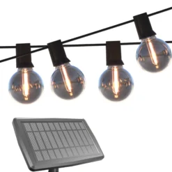 Calex Solar-LED-Lichterkette Vista, Länge 20 Meter, IP44
