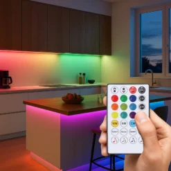 Calex Vista LED-Streifen, Länge 20 m, RGB, CCT Fernbedienung