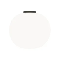 Casablanca Deckenlampe Acai, weiß/schwarz, Glas, 26 cm, E27