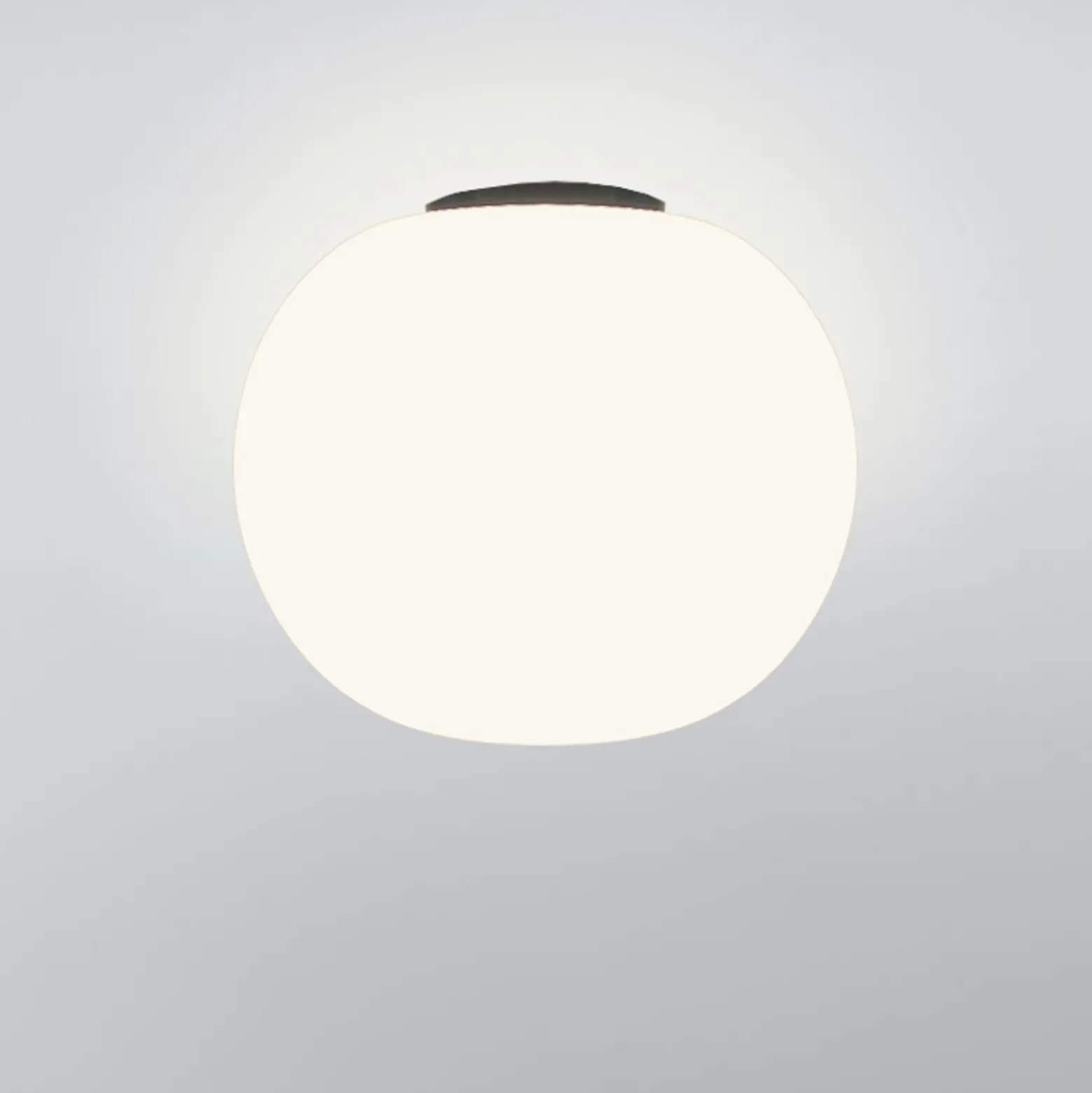 Casablanca Deckenlampe Acai, weiß/schwarz, Glas, 21 cm, E27