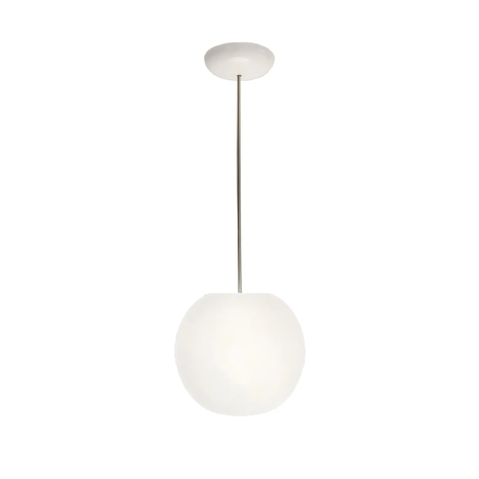 Casablanca Hängelampe Acai, weiß, Glas, Ø 21 cm, E27