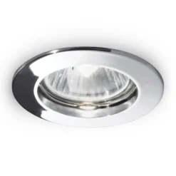 Deckeneinbaulampe Jazz, rund, GU10, chrom