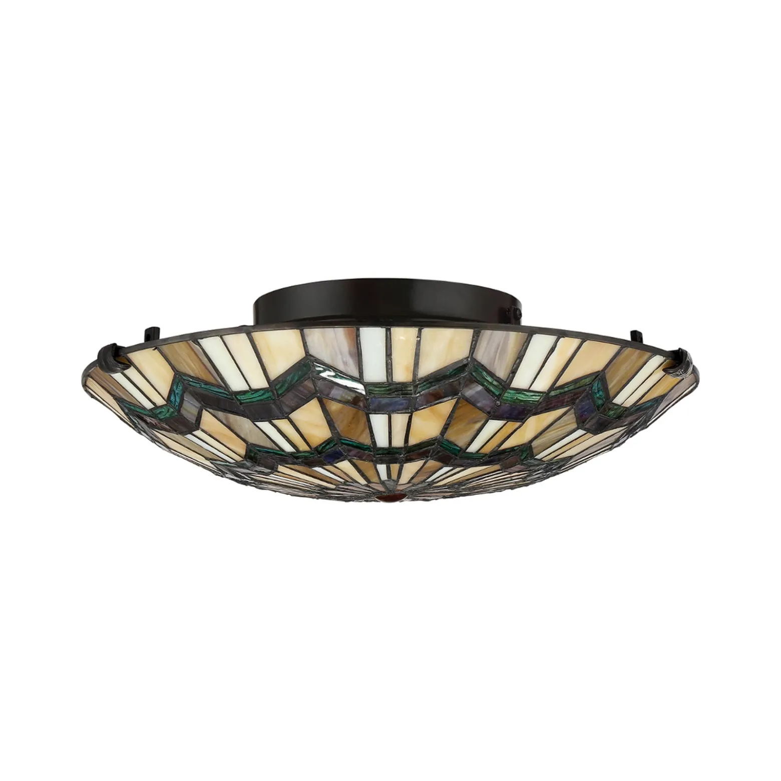 Deckenlampe Alcott im Tiffany-Design
