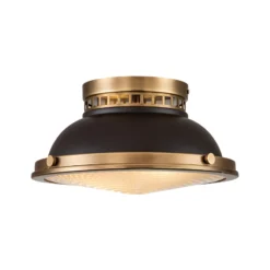 Deckenlampe Amelia antiker Look kastanienbraun