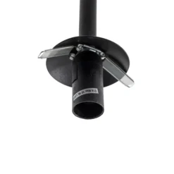 Deckenlampe Atria, opal/schwarz, Höhe 76 cm, Metall, 2-flg.
