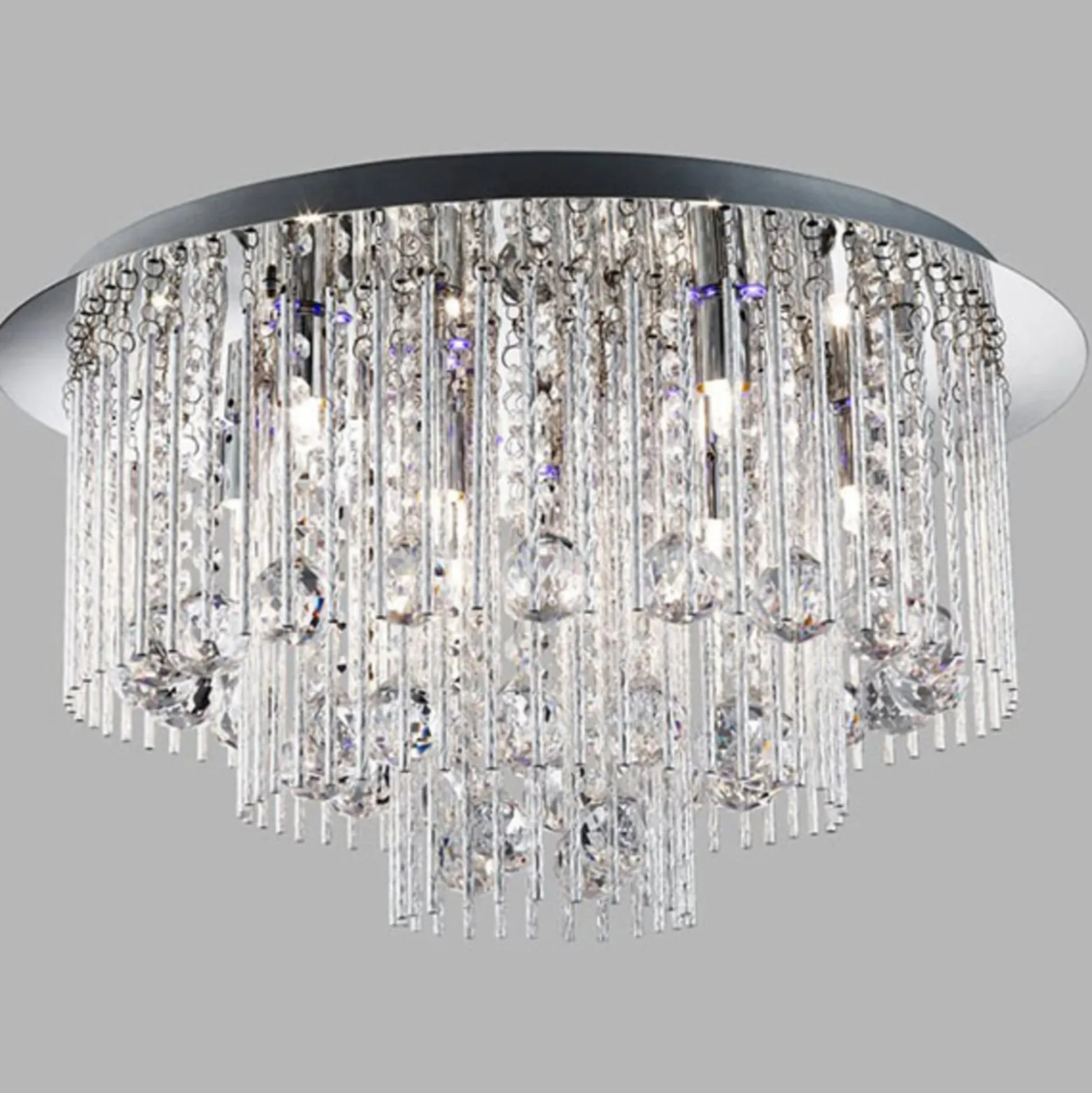 Deckenlampe Beatrix Kristall mit Fernbedienung
