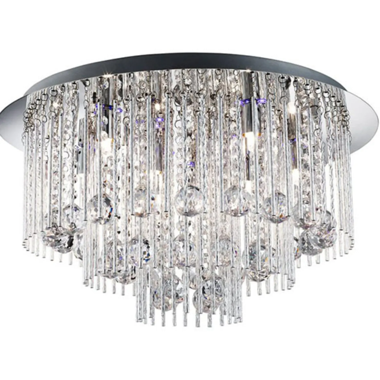 Deckenlampe Beatrix Kristall mit Fernbedienung