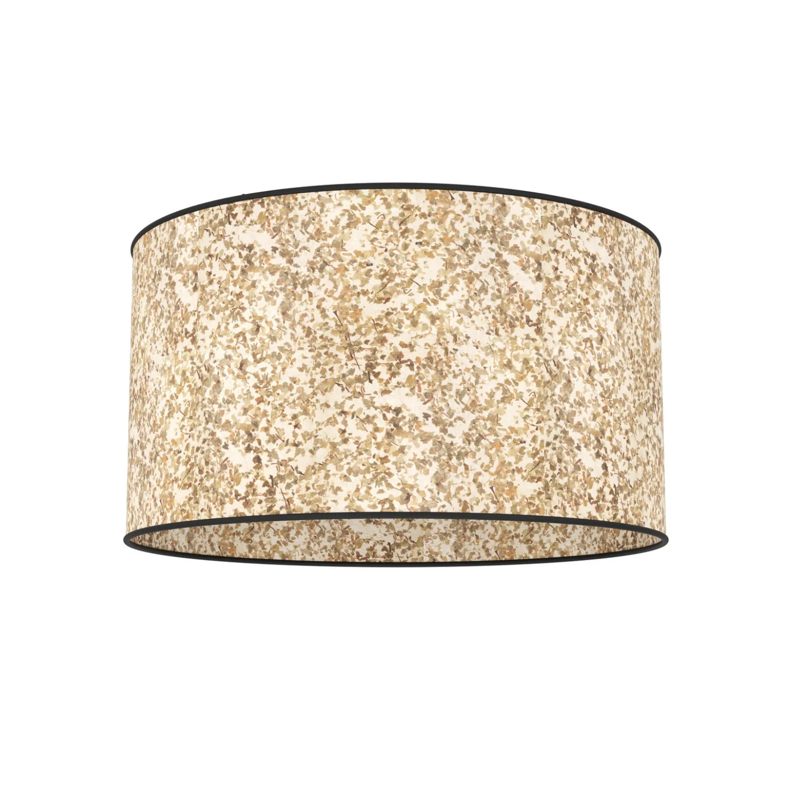 Deckenlampe Butterburn, Ø 38 cm, beige/grün, Stoff