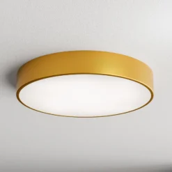 Deckenlampe Cleo 500, gold, Sensor, IP20, Ø 50 cm, Metall