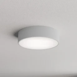 Deckenlampe Cleo 300, grau, Sensor, IP20, Ø 30 cm, Metall