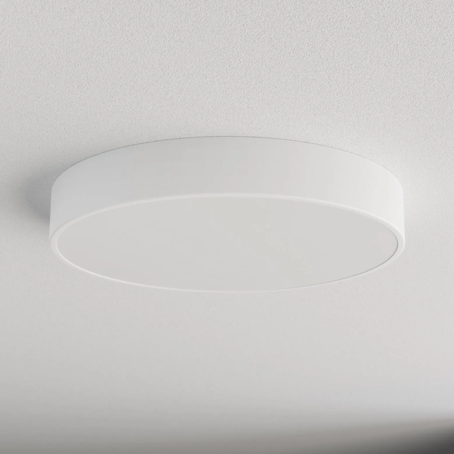 Deckenlampe Cleo 500, weiß, Sensor, IP20, Ø 50 cm, Metall
