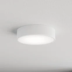 Deckenlampe Cleo 300, weiß, Sensor, IP20, Ø 30 cm, Metall