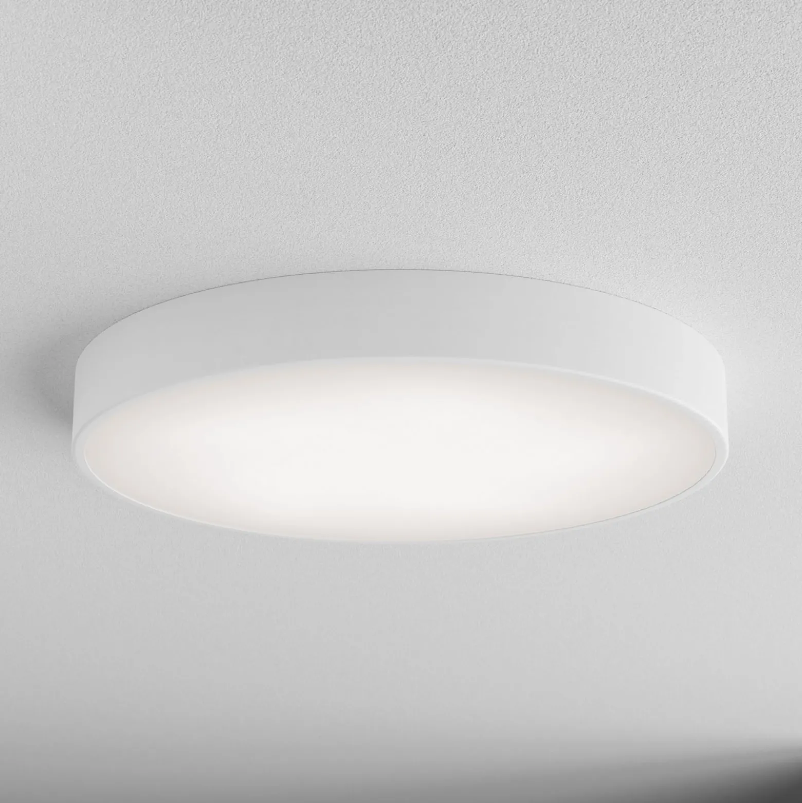 Deckenlampe Cleo 600, weiß, Sensor, IP20, Ø 60 cm, Metall