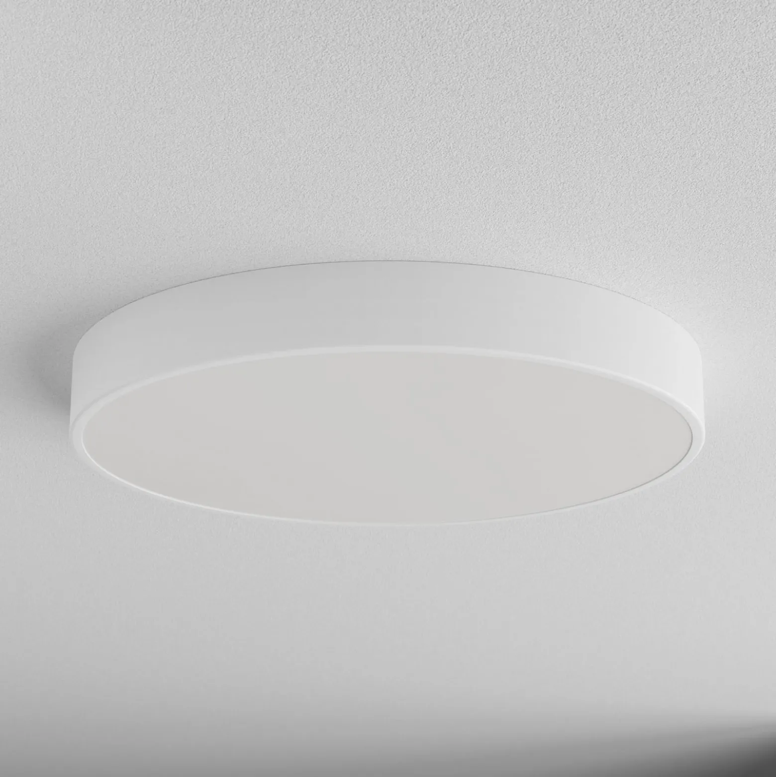 Deckenlampe Cleo 600, weiß, Sensor, IP20, Ø 60 cm, Metall