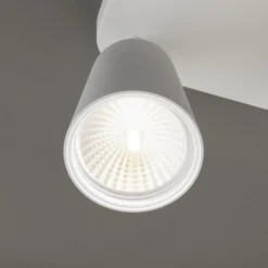 Deckenlampe Eye Spot vierflammig Quadrat, weiß