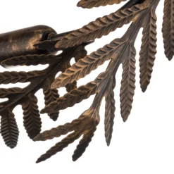 Deckenlampe Felce als Farn in Bronze, 105 x 60 cm