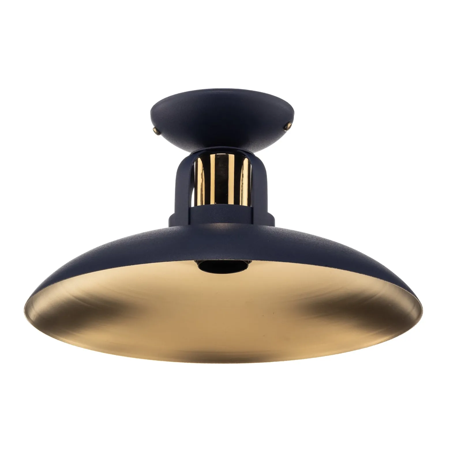 Deckenlampe Felix, blau/gold