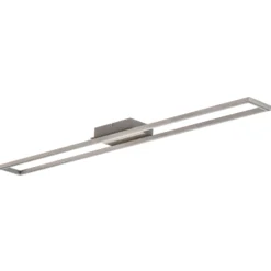Deckenlampe Frame, 3-stufig-dimmbar, alu, 110x12cm