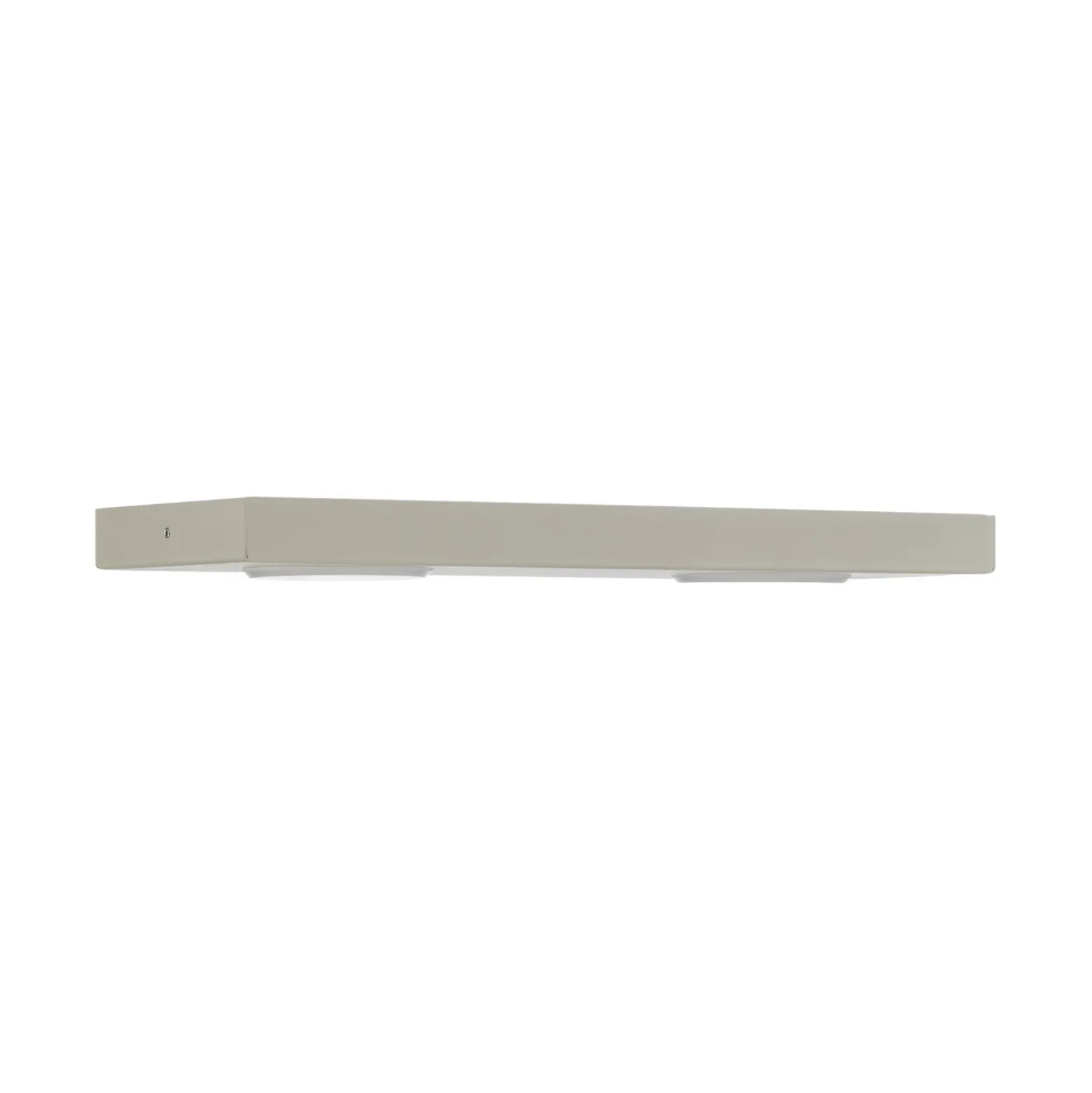 Deckenlampe Hero, grau-beige, 2fl., 35 x 12 cm, Metall, GX53