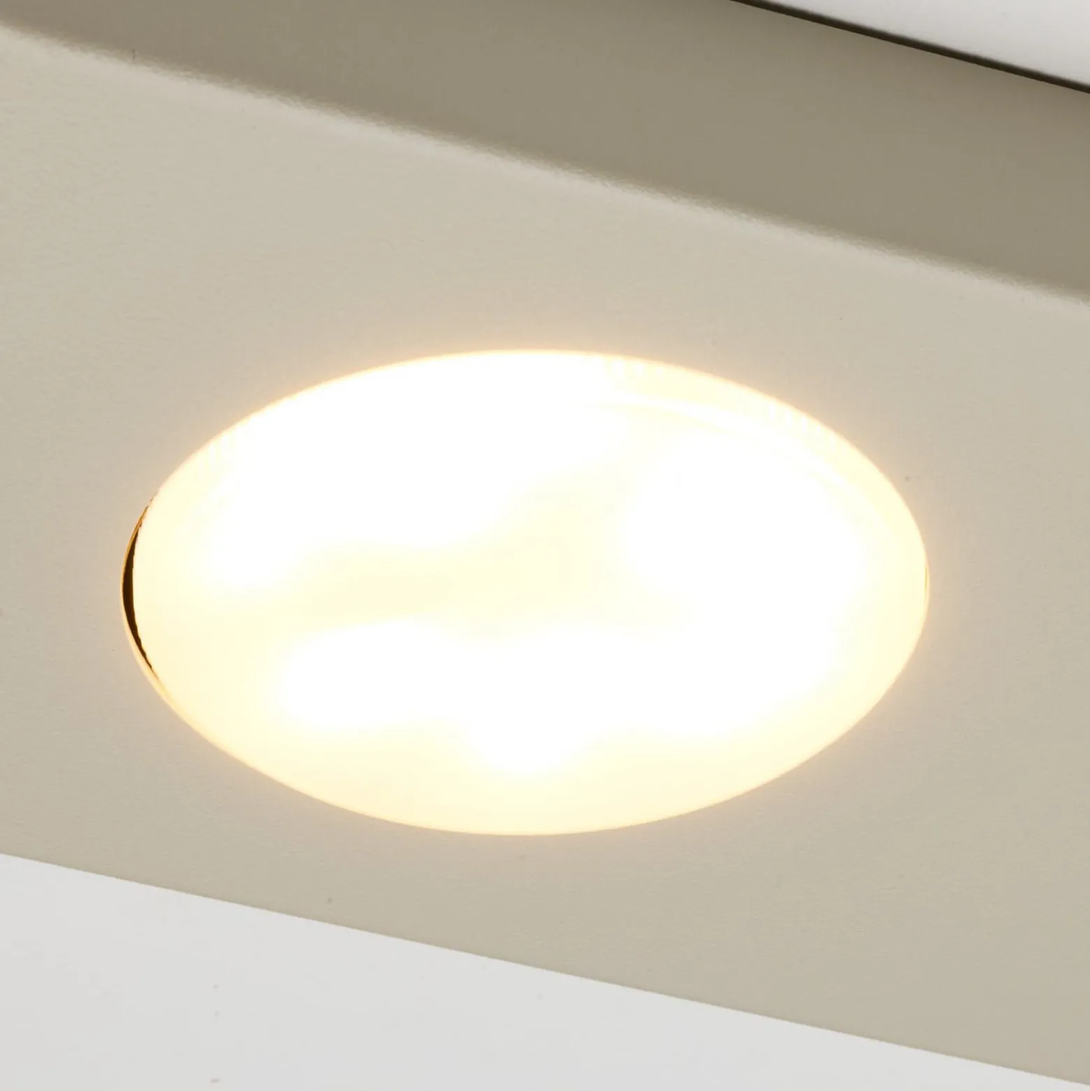 Deckenlampe Hero grau-beige, 4-fl., 75 x 12 cm, Metall, GX53