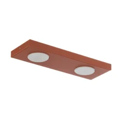 Deckenlampe Hero, rot, 2fl., 35 x 12 cm, Metall, GX53