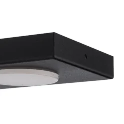 Deckenlampe Hero, schwarz, 4-fl., 75 x 12 cm, Metall, GX53