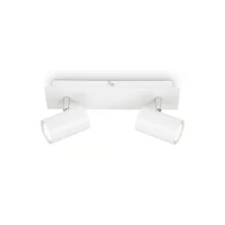 Deckenlampe Isil A, weiß, 2-flammig, Metall, drehbar