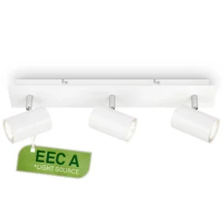 Deckenlampe Isil A, weiß, 3-flammig, Metall, drehbar
