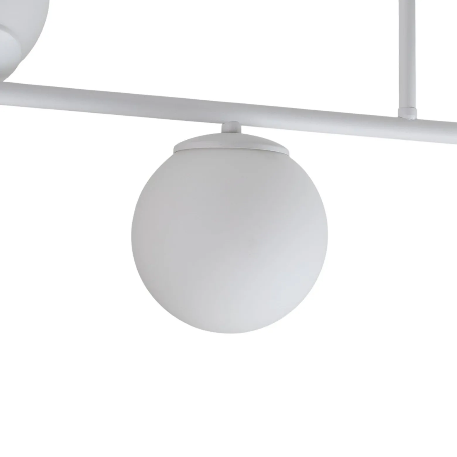 Deckenlampe Kabo,1 Arm, weiß, vierflammig