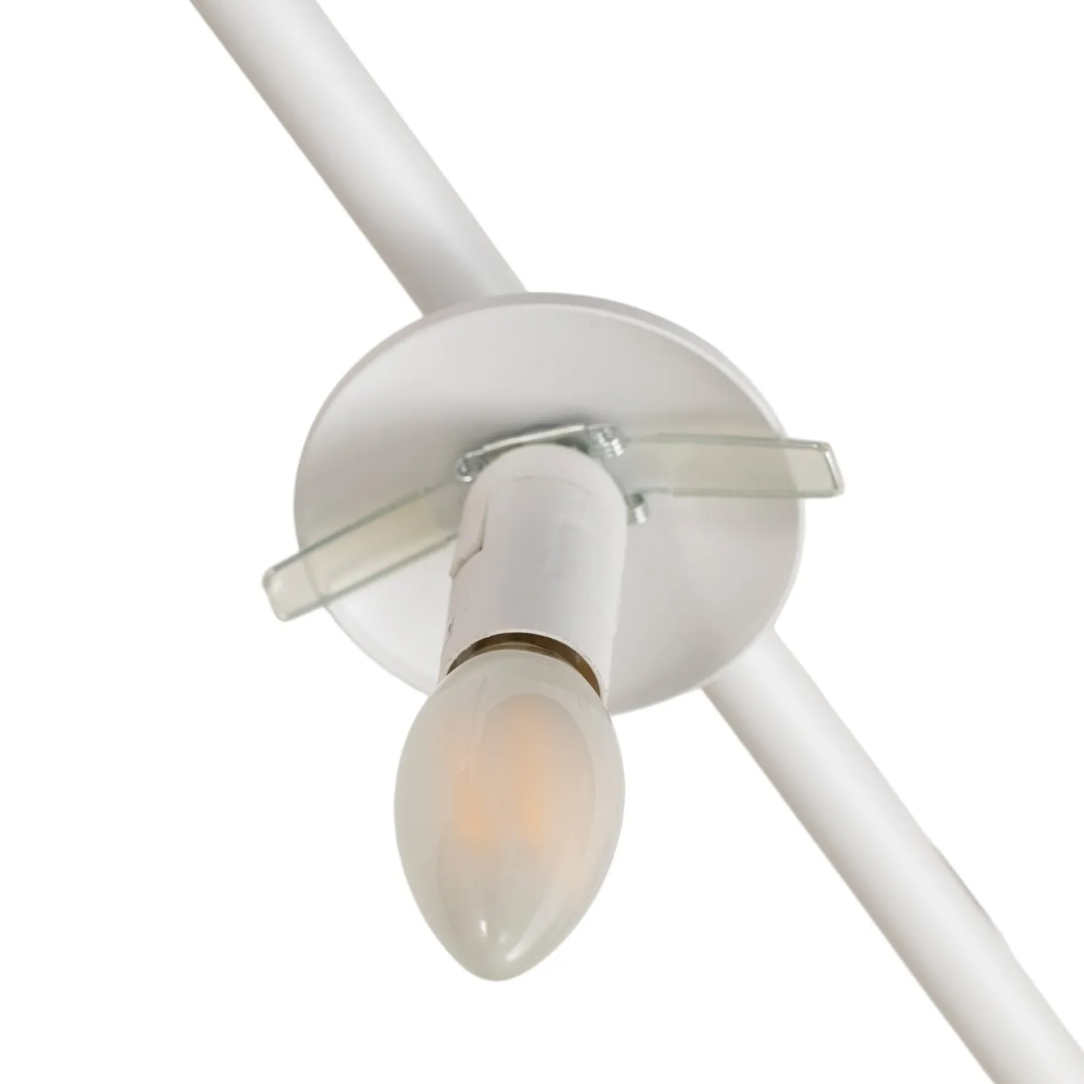 Deckenlampe Kabo,1 Arm, weiß, vierflammig