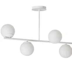 Deckenlampe Kabo,1 Arm, weiß, vierflammig