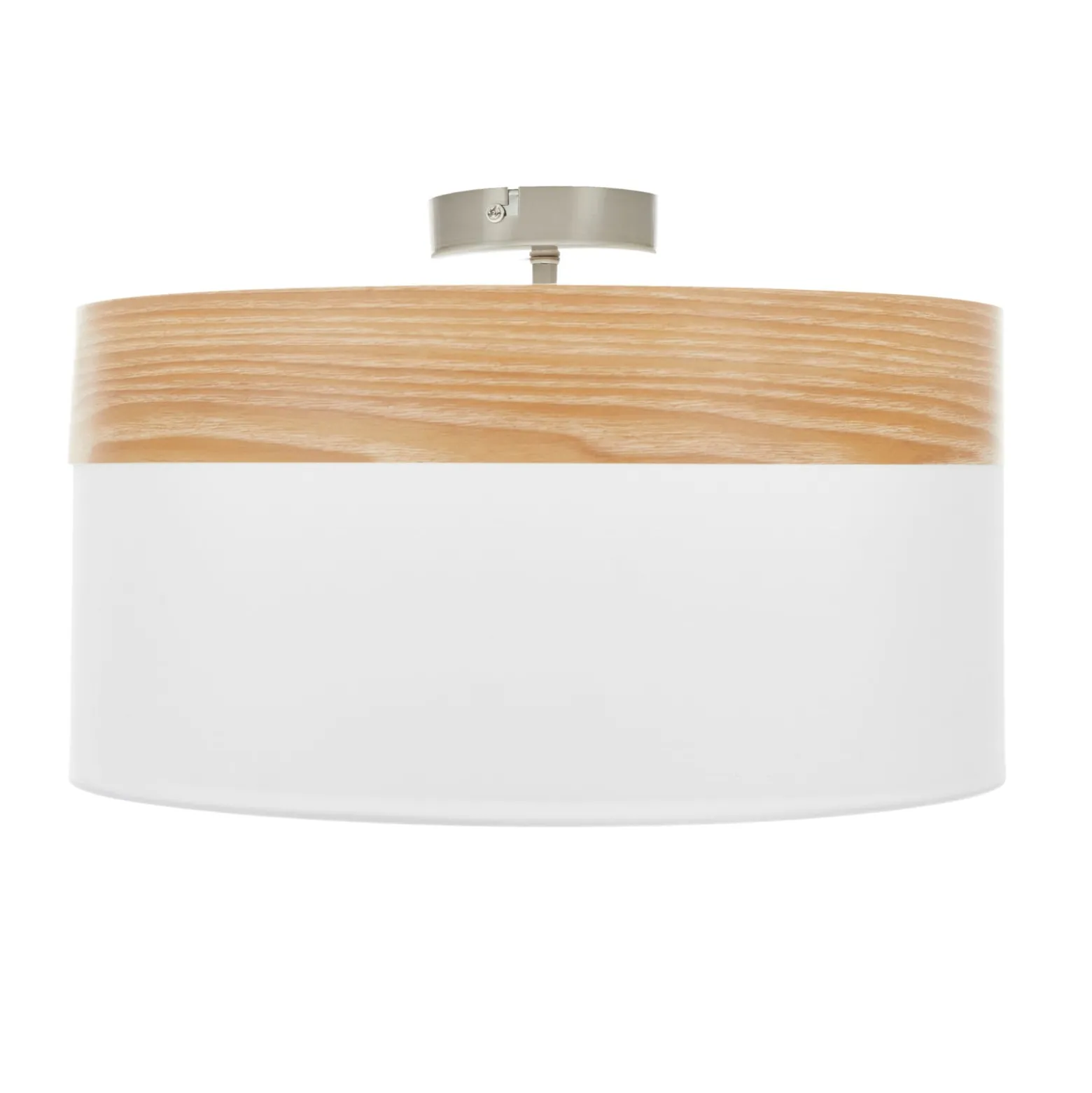 Deckenlampe Libba mit Dekor in Holzoptik