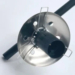 Deckenlampe Lilou, Ø 53cm, rauchgrau, Glas/Metall, 6-flg.