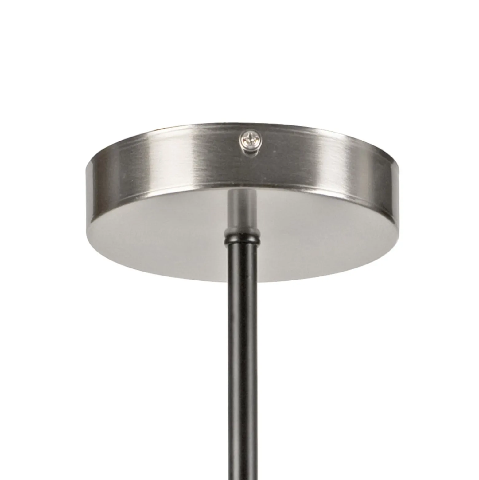Deckenlampe Lilou, Ø 53cm, rauchgrau, Glas/Metall, 6-flg.