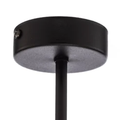 Deckenlampe Lotus, schwarz/gold, 2-flammig