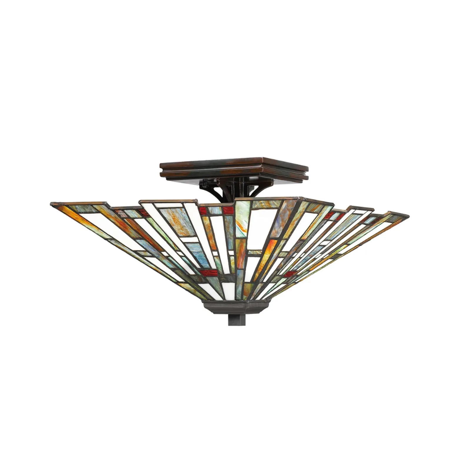 Deckenlampe Maybeck im Tiffany-Design