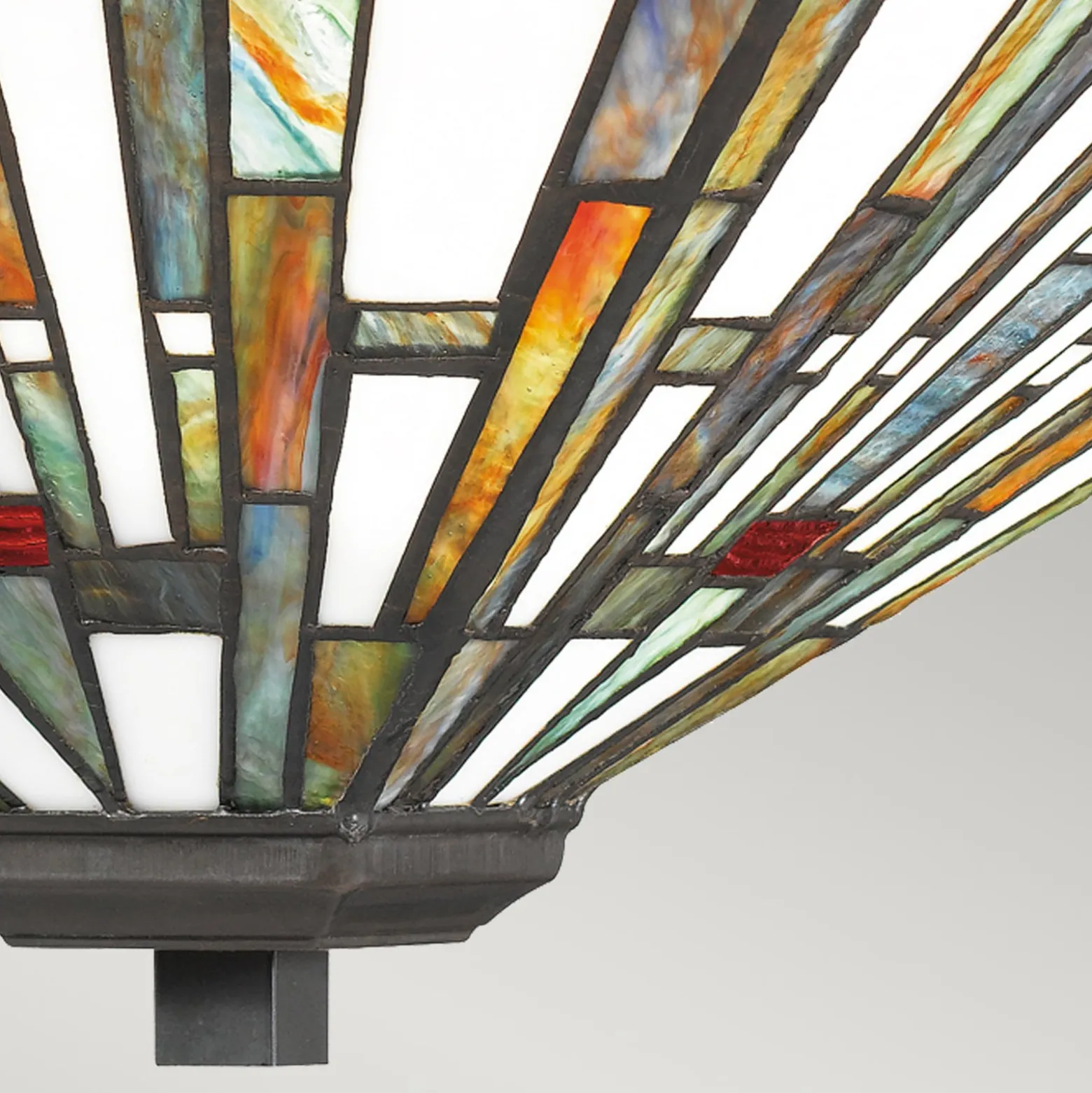 Deckenlampe Maybeck im Tiffany-Design