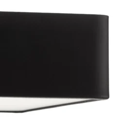 Deckenlampe Oro aus Stahl und Glas, schwarz, 35cm