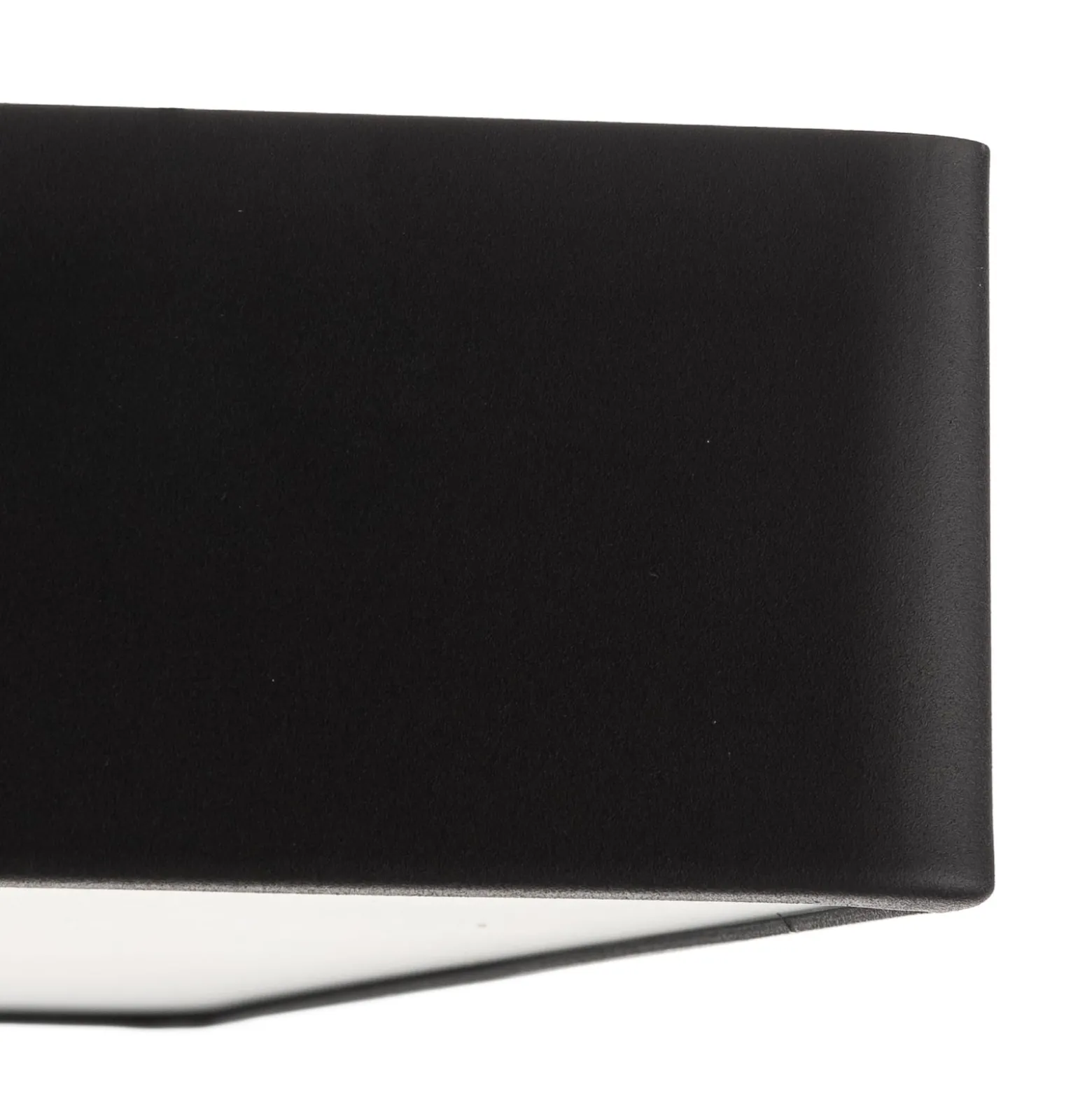Deckenlampe Oro aus Stahl und Glas, schwarz, 35cm