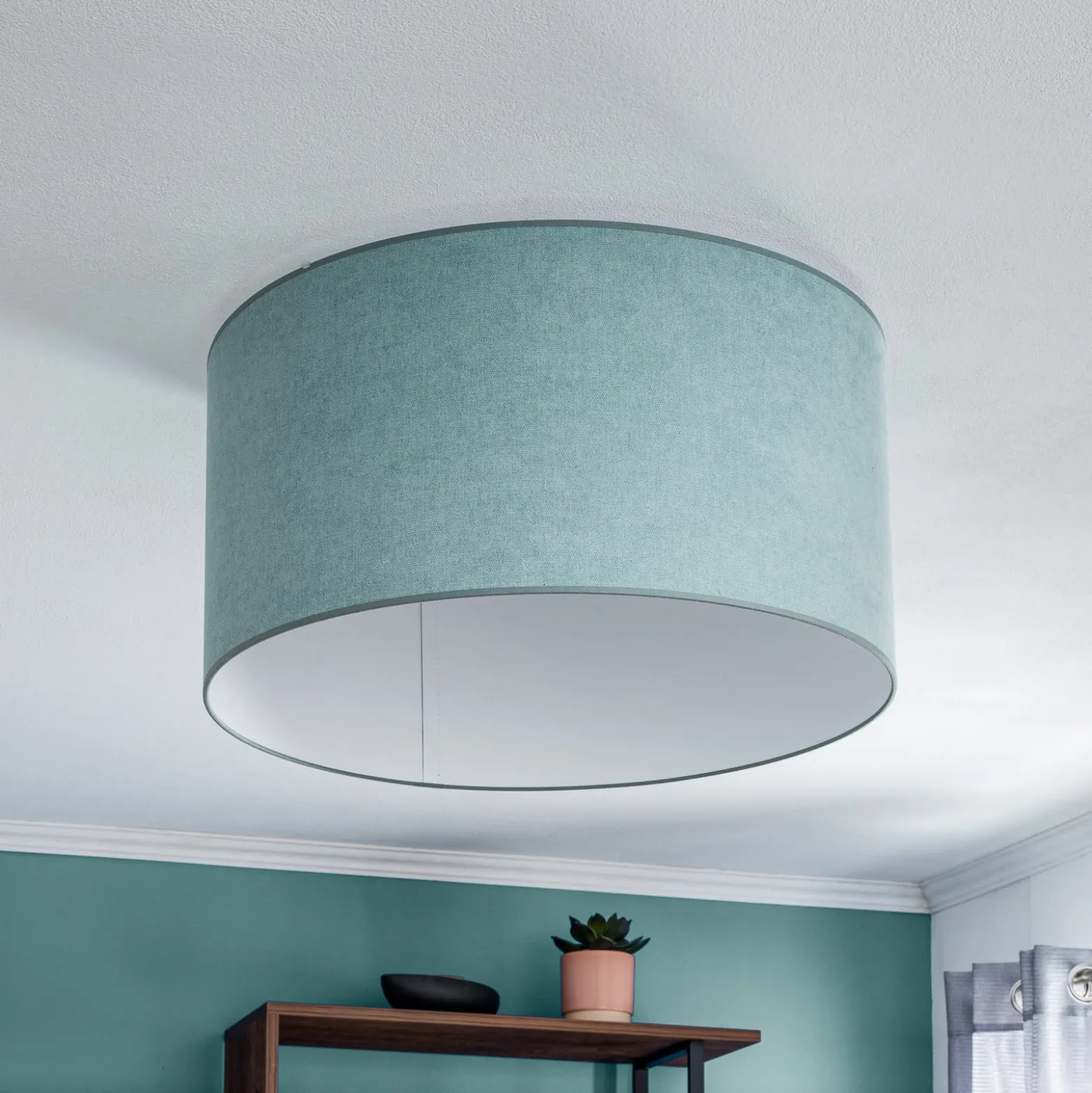 Deckenlampe Pastell Roller Ø 60cm mintgrün