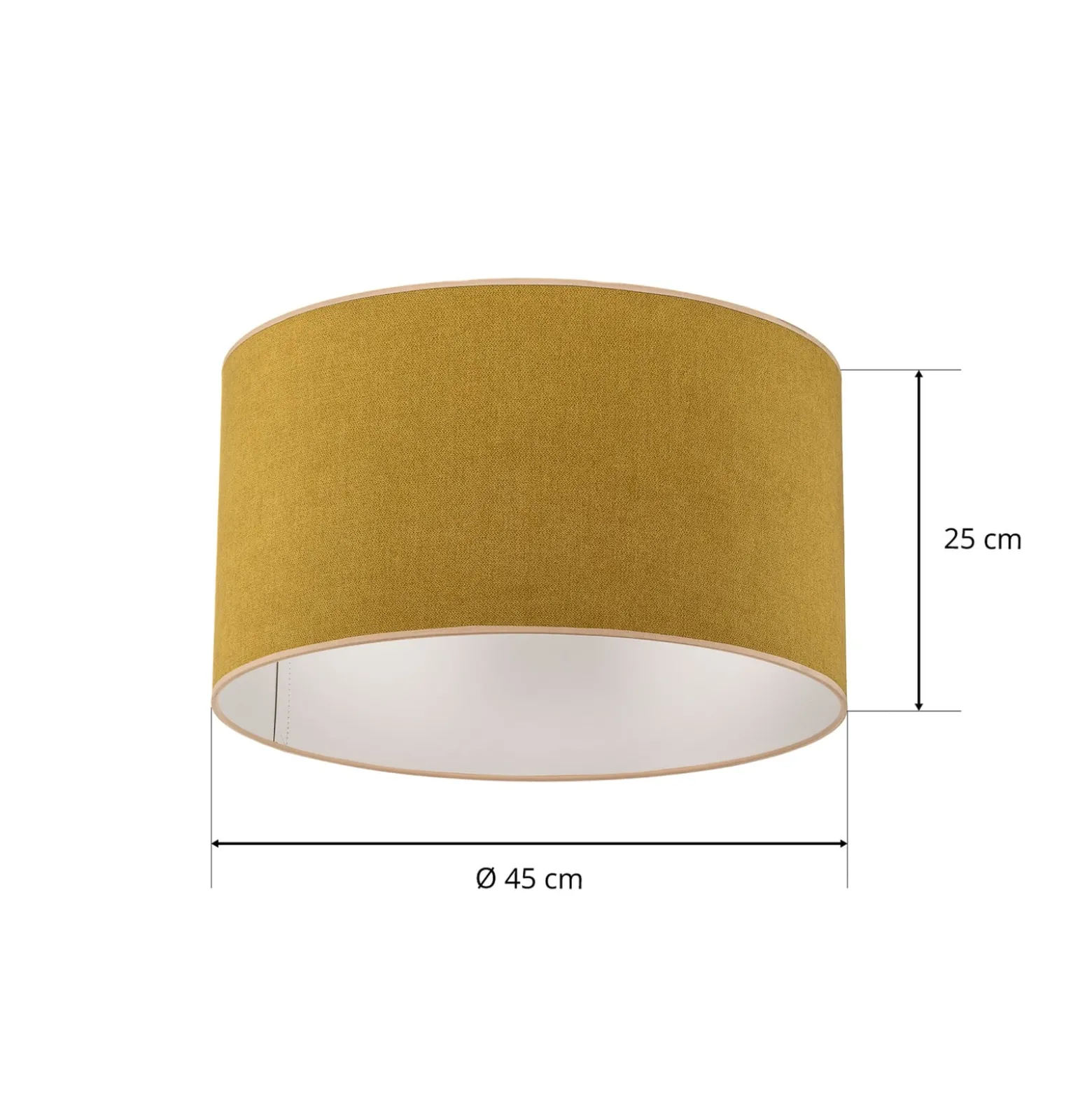Deckenlampe Pastell Roller Ø 45cm senf